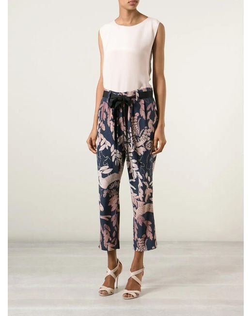 Lanvin Pink Draped Top