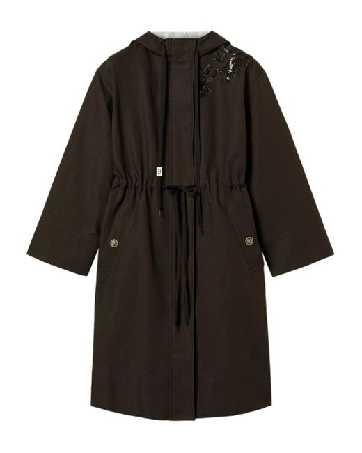 Twinset パーカーコート Black