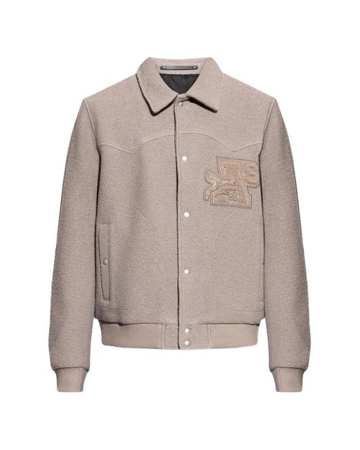 AllSaints Gray Royce Jacket for men