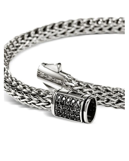 John Hardy White Sterling Icon Sapphire Bracelet