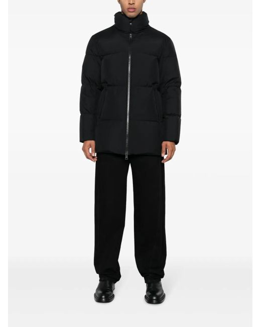 Herno Black Laminar Padded Jacket for men
