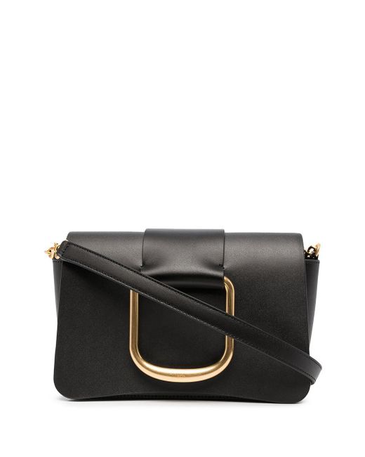 Oroton Leather Cole Day Shoulder Bag in Black - Lyst