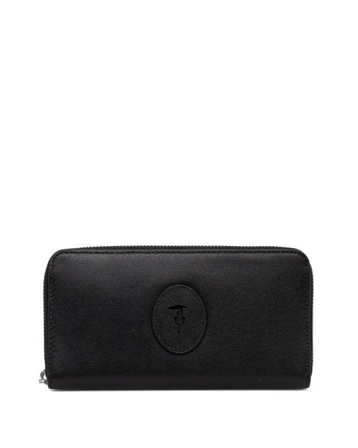 Trussardi Black Portemonnaie mit Reißverschluss