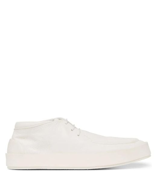 Derby Stringate di Marsèll in White da Uomo