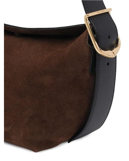 Zadig & Voltaire White Baby Jane Suede Crossbody Bag