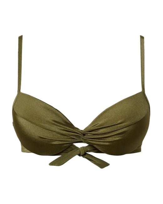 Twinset Bikinitop Met Ruches in het Green