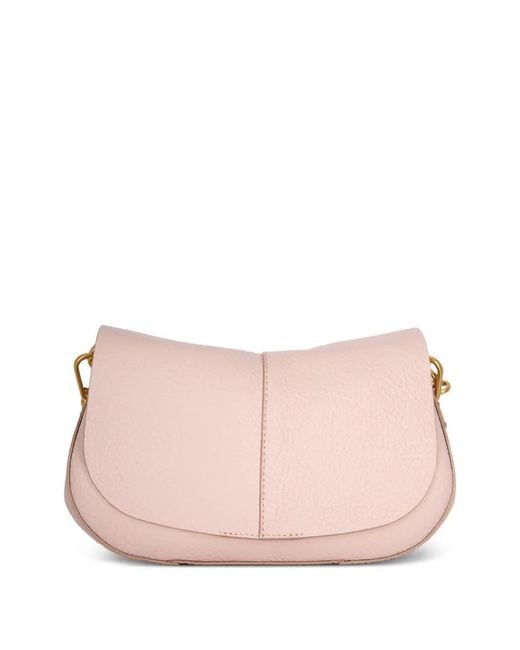 Bolso de hombro con solapa en el tope Gianni Chiarini de color Pink