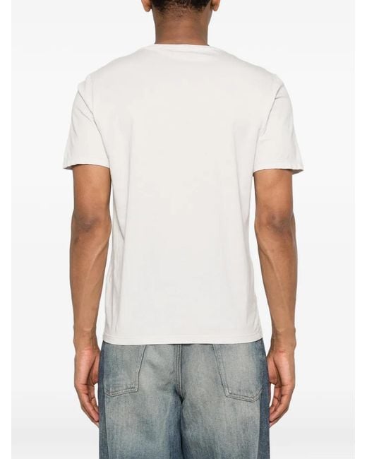 Sartoria Tramarossa White Horse-Print T-Shirt for men