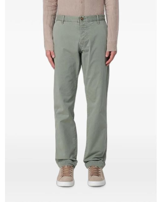 Blauer Gray Straight-Leg Chino Trousers for men