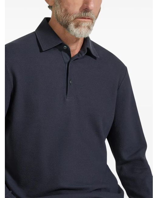 メンズ Zegna ポロシャツ Blue