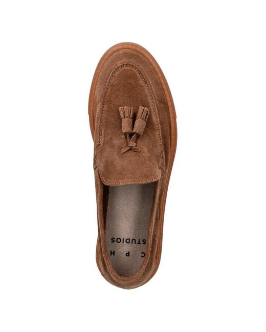 COPENHAGEN Brown Cph164 Tassel Slip-On Loafers
