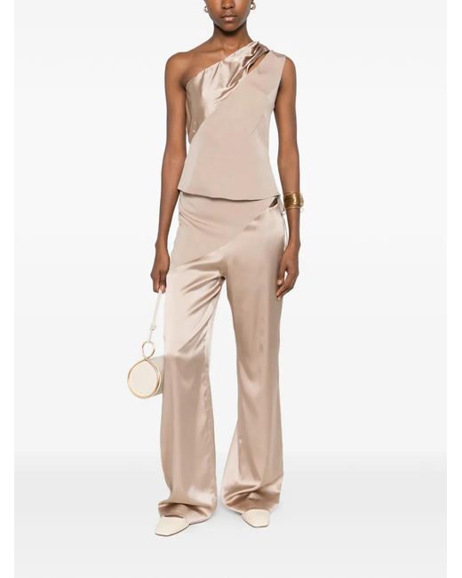 Botsi Natural One-Shoulder Top