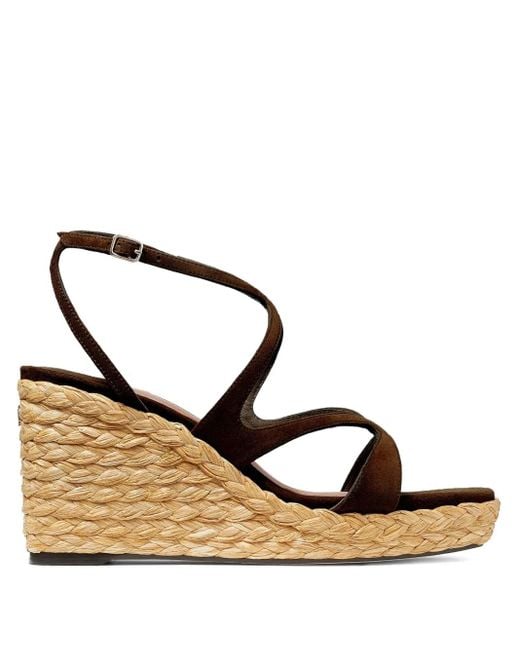 Sandalias Ayla con plataforma de 85 mm Jimmy Choo de color Metallic