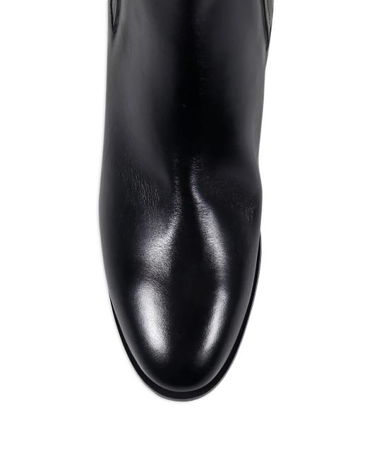 Botas con tacón grueso Sergio Levantesi de color Black