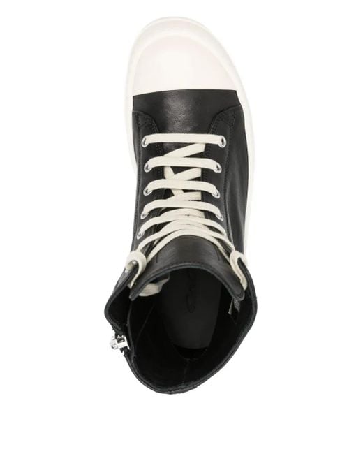 Sneakers Con Zip di Rick Owens in Black