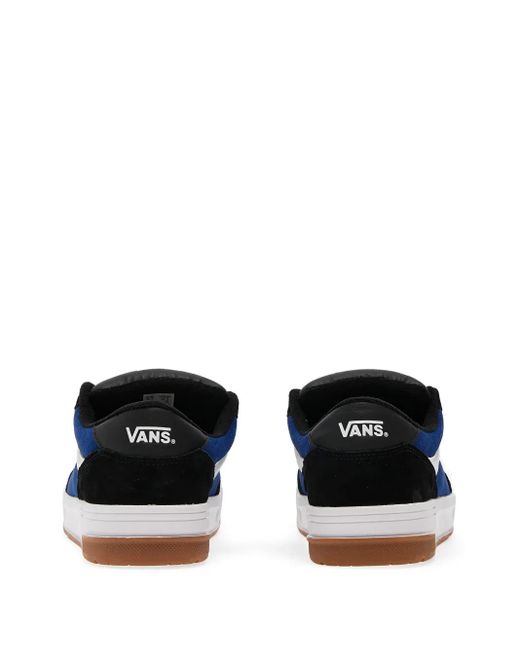 Vans Blue Hylane Suede-Panel Sneakers