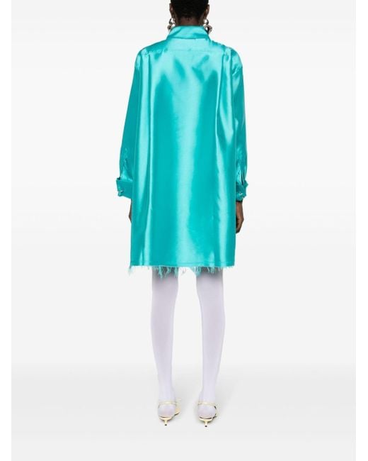 Marques'Almeida Oversized Blouse in het Blue