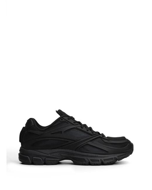 Reebok Black Lace-Up Sneakers for men