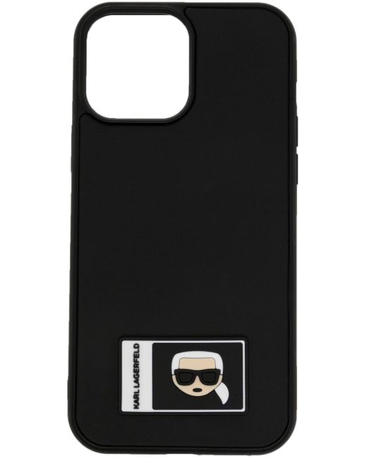 Karl Lagerfeld Ikonikpatch Iphone 13 Pro Max Case in Black Save 22