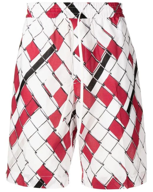 Short Imprimé À Taille Élastiquée 3.1 Phillip Lim pour homme en coloris Red