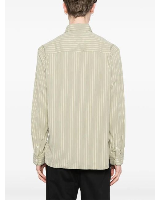 A.P.C. Natural Striped Pocket Shirt for men