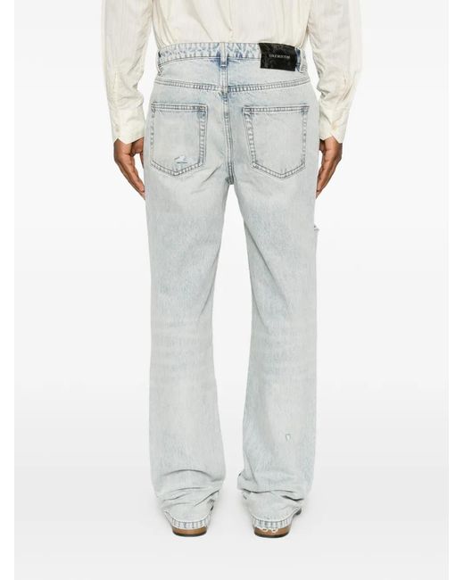 Cole Buxton Blue Jean À Effet Délavé for men