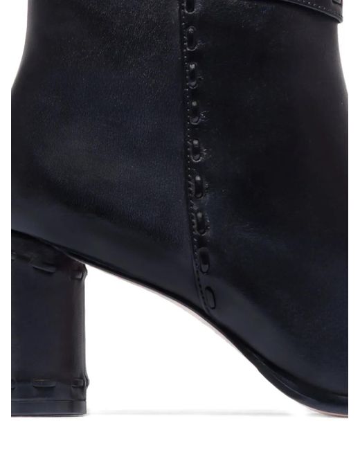 Bernardo Black 1946 7.6 Gene Block-Heel Boots