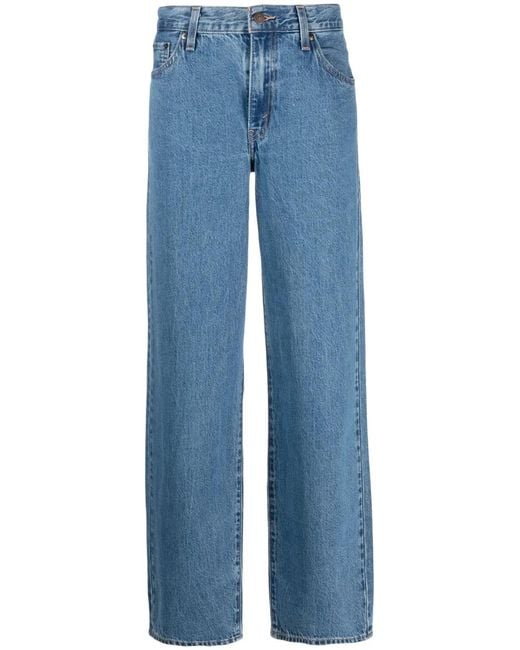 Levi's Straight Jeans in het Blue