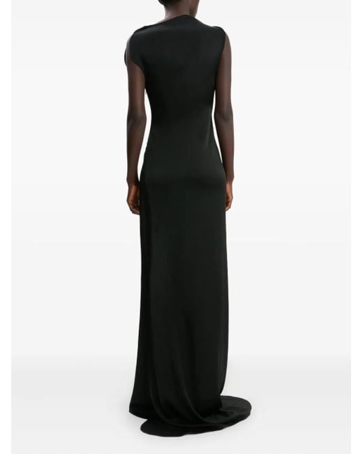 Victoria Beckham Black Split Side Dress