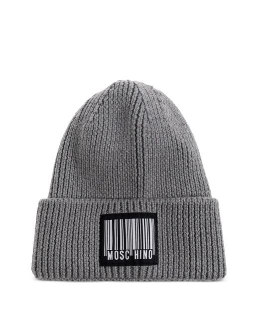 Moschino パッチ ビーニー Gray