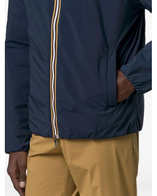 K-Way Blue Jack Hooded Jacket for men