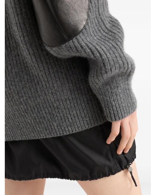 Prada Re-Nylon Mini-Rok in het Black