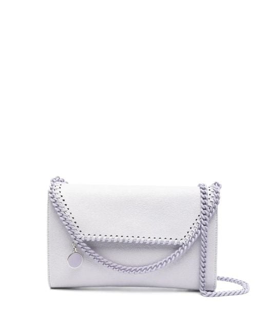 Stella McCartney White Mini Falabella Cross Body Bag