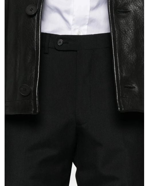 Husbands Black Tailored Trousers for men