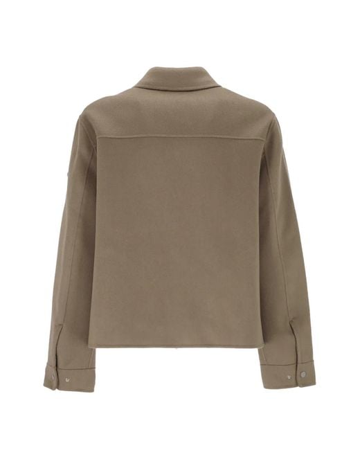 Moose Knuckles Brown Zip-Up Flap-Pocket Jacket for men