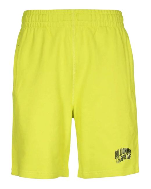 Shorts Sportivi Con Vita Elasticizzata E Logo di BBCICECREAM in Yellow da Uomo