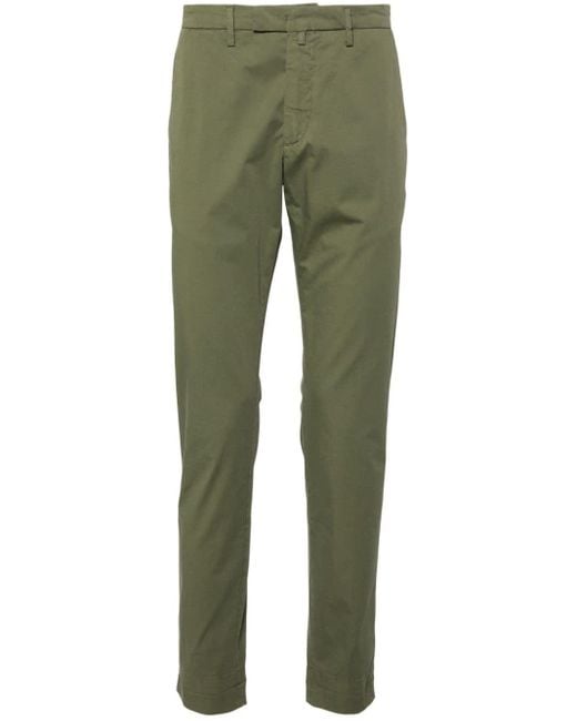 Pantalones chinos slim Briglia 1949 de hombre de color Green