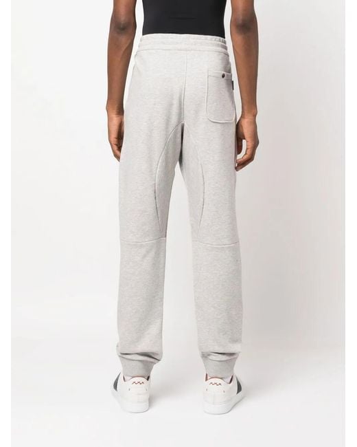 Woolrich Gray Drawstring-Fastening Waistband Trousers for men