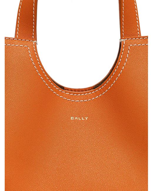 Bally Orange Easy Tote Bag