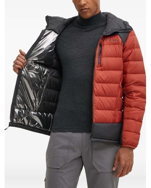 Plumífero con capucha Columbia de hombre de color Black