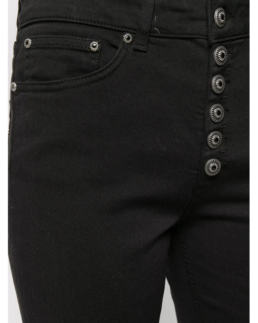 Dondup Black Jeans Koons Denim