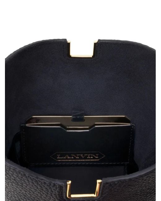 Bandolera con apliques Lanvin de color Black