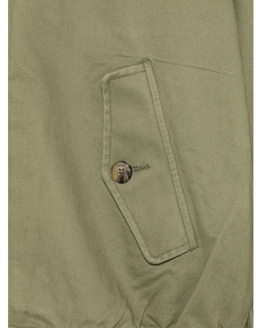 Baracuta Green Lightweight Stand Collar Jacket for men