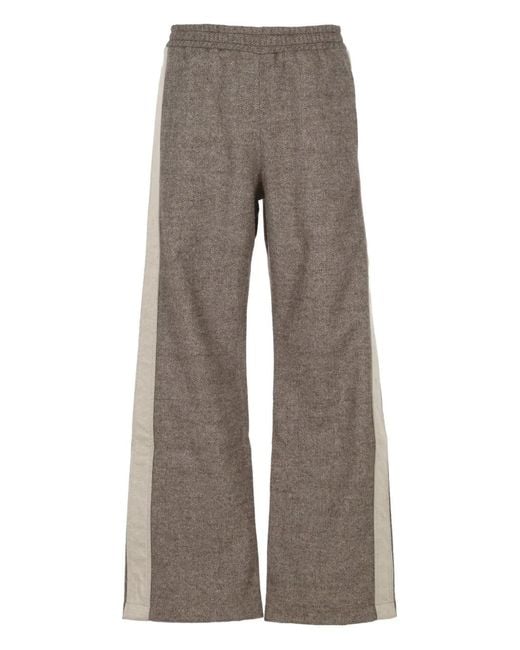 Fiorucci Gray Pantalon À Bandes Latérales for men
