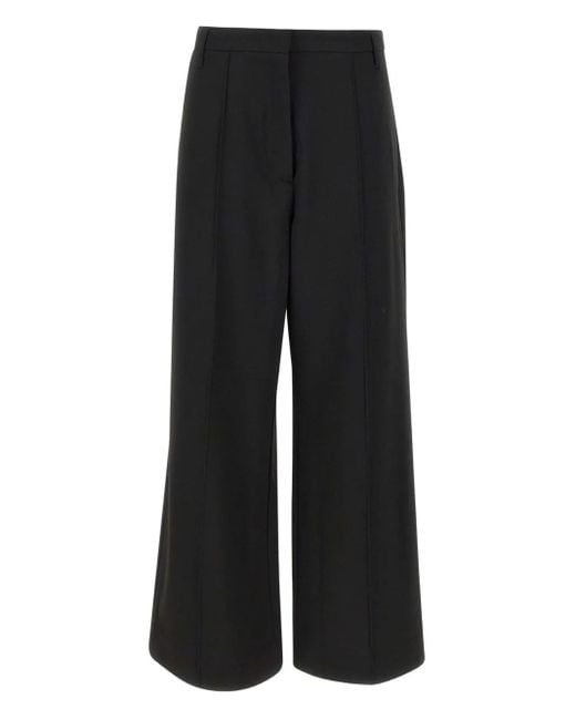 Herskind Black Plissierte Palazzohose