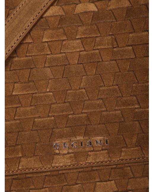 Orciani Brown Sveva Soft Tote Bag