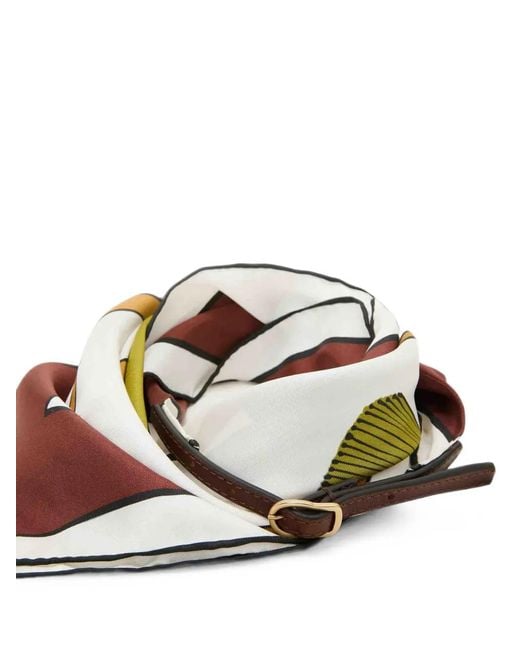 Dorothee Schumacher White Cuoio Softness Scarf-Detail Buckle-Fastening Belt