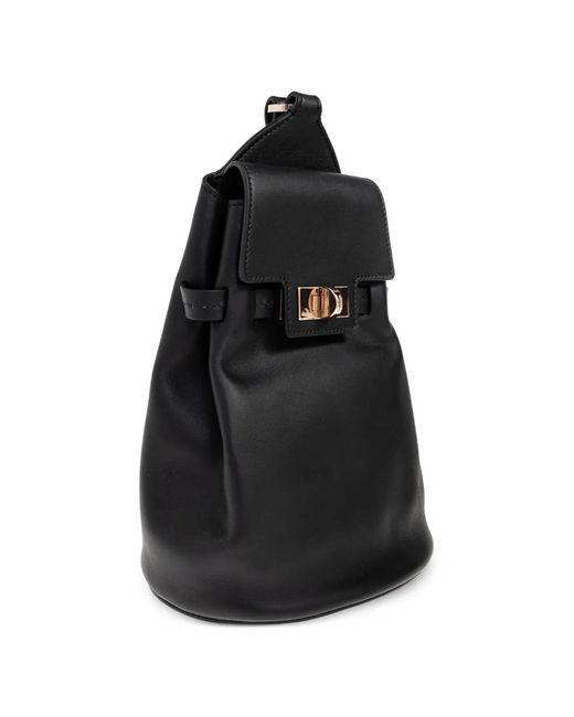 Max Mara Black Margaux Backpack