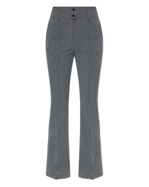 AllSaints Gray Buttoned Trousers