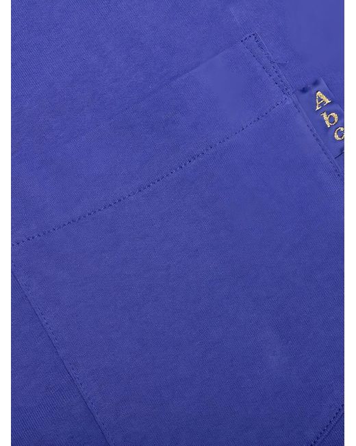 T-Shirt A Maniche Lunghe Con Taschino di Advisory Board Crystals in Blue da Uomo